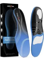 TMANI Arch Support Insoles Plantar Fasciitis Men Women Orthotic Support -L- 30cm