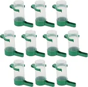 Totority Bird Water Dispenser, 10pcs Bird Drink Feeder Dispenser Bottle Drinking Cup Bowls Pigeon Self Drinker Pet Birds Cage Hanging Birds Supplies