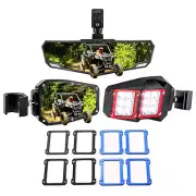 WEISEN Rear LED Side+Center Mirrors For Can Am Commander 700 1000R MAX 2021-2025