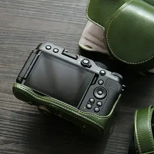 適用尼康Z50相機包 單肩斜挎復古皮套nikon z50半套保護套Z30底座
