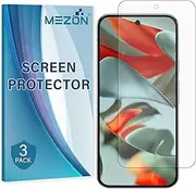 [MEZON] [3 Pack] Anti-Glare Matte Screen Protector Film for Google Pixel 9 Pro – Case Friendly, Shock Absorption (Pixel 9 Pro, Matte)