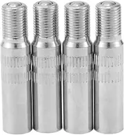 X AUTOHAUX 4pcs 39mm Tire Valve Extension Universal Copper 180 Degree Tyre Valve Stem Extender for Car Motorcycle RV Truck Bike