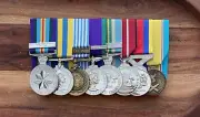 Replica Medals, Australian Active Service Medal, UN Korea, WWII full size ANZAC
