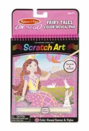 Melissa & Doug - On The Go - Scratch Art Color-Reveal Pad - Fairy Tales