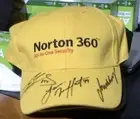 Rare Norton 360 Signed Lowndes Whincup Moffat cap new unworn And Holden Flag