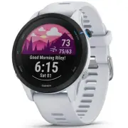 Garmin 010-02641-21 Forerunner 255 Music Smartwatch Watch - Whitestone 46 mm
