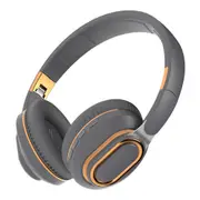 Head Mounted Bluetooth Earphones Wireless Stereo Subwoofer(Grey)