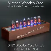Wooden Case for Nixie Tubes Clock "Divergence Meter Mini" [IN-14, IN-8-2, Z573]