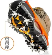 Ice Cleats Traction Snow Grips for Boots/Shoes , Anti Slip, Stainless Steel