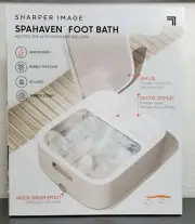 Spahaven Foot Bath / Heated Spa With Massage Rollers - Sharper Image