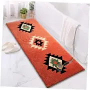 Bohemian Bathroom Rug Runner 60x24 Inch Long Bath Mat for Bathroom I Bohemian