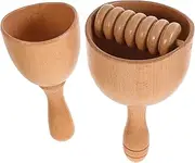 Back Cup Massager Set Pcs Wooden Body Massage Tools for Tension Relief and Circulation Improvement