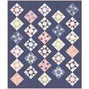 Summer Weekend Quilt Kit 64" x 76" with Moda Sunwashed Fabric by Corey Yoder