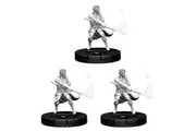 3PK X-Men Comics Unpainted Gambit Mini RPG Figure Miniature Statue 14y+