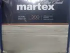 NEW MARTEX 300 COUNT 100% COTTON MODAL SATEEN CALIFORNIA KING SHEET SET TAUPE