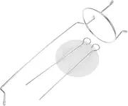 1 Set Kebab Hanger Metal Skewers Sticks BBQ Skewers for Grilling Stainless Steel Outdoor Multifunctional Camping Rack Metal Rack Barbecue Accessories Smoker Hooks Stainless Steel