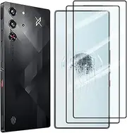 Guizzcg 2 Pack Screen Protector for ZTE Nubia Red Magic 10 Pro/10 Pro+/10S Pro/10S Pro+, 2 Tempered Glass Screen Protector,Case Friendly,Scratch Resistant,HD-Clear,Black