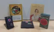 LUCKY STRIKE CIGARETTES SET OF 5 COLLECTIBLE ITEMS ZIPPO LIGHTER TIN CASE ETC