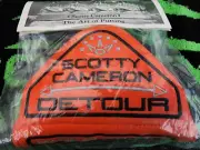 Scotty Cameron Detour Newport 2.5 Small Mallet Putter Head cover Headcover Orang