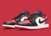 Nike Air Jordan Low 1 Bred Toe 553558-612