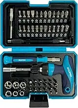 ECLIPSE T-Grip Ratchet Screwdriver & Mini Socket 53 Piece Set