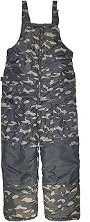 [LONDON FOG] Big Boys Classic Heavyweight Snow Bib Ski Pant, Black, 14/16
