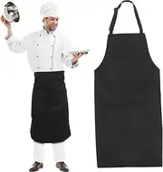[WESIEVYA] Cooking Apron Set 2 Pack Women’s Kitchen Aprons Halter Neck Adjustable Straps for Cooking Painting Dish Washing