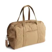Vera Bradley Performance Twill Large Miramar Weekender Tiger's Eye