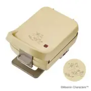 Recolte x Moomin Press Hot Sand Maker Sandwich Toaster Beige AC100V 700W WNR-RPS