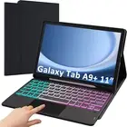 For Samsung Galaxy Tab A9+ 5G/A9 plus 11" Keyboard Case: 3 Zone 7 Colors Backlit