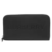 在飛比找momo購物網優惠-【BURBERRY 巴寶莉】經典LOGO壓印牛皮ㄇ字型12卡