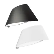 ATEN Exterior Wall Lamp 240v AC 3000k (Black or White) - Black