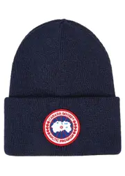 Canada Goose Arctic Disc Toque Wool Beanie - Navy One Size