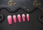 Spice Girl handmade press on nail