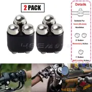 Universal 1" Switch Control Motorcycle Handlebar Self Latch / Momentary Button