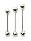 Nipple Bar Straight Titanium Barbell Piercing Tongue Tragus Nipple Eyebrow Bar