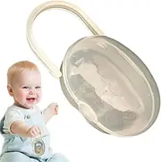 Pacifier Holder - Baby dummyy Case | Transparent Pacifier Container Case | Pacifier Holder Storage Box | Dustproof Multifunctional Pacifier Holder for Travel, Shopping, and Everyday Use