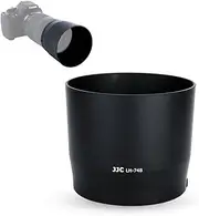 JJC ET-74B Reversible Lens Hood Shade Bayonet for Canon RF 100-400mm F5.6-8 IS USM & EF 70-300mm F4-5.6 IS II USM Lens , with Button to Lock or Release , Replaces ET-74B Lens Hood