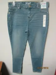 Cat & Jack Girls Super Skinny Ballard Blue Jeans Size 16 Plus