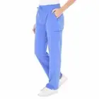 BT Supply Co. Ladies' Size XL Cargo Scrub Pants Blue - Polyester/Spandex