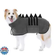 HezzLuv Super Absorbent Dog Bathrobe, Microfiber Bath Robe Towel for Fast Dry
