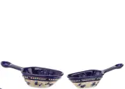 Temp-tations Floral Lace 2pc Basketweave Scoop and Measure Set in Red PLS READ