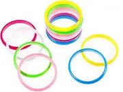 NAMOARLY 36pcs Bracelet Candy Color Sculpture Decoration Birthday Headwear Commemorative Decoration Happy Birthday Stickers Square Decoration Party Supplies Glasses Car Decoration Plastic