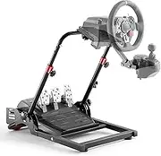 DIWANGUS Racing Steering Wheel Stand Simulator Racing Stand Tilt-Adjustable Steering Wheel Stand for Logitech G25/G27/G29/G920 ,Thrustmaster T300Rs/ T300Gt/T150Rs Supporting TX Xbox PS4 PS5 PC