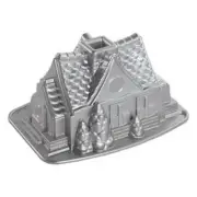 Nordic Ware Gingerbread House Bundt Baking Pan Aluminum and Non Stick Coating