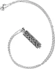 [OSALADI] Urn Pendant Necklace for Ashes Cremation Memorial Jewelry Openable Keepsake Pendant for Pets and Loved Heartfelt Remembrance Accessory