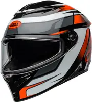 Bell Lithium MIPS Podium, full face helmet , color: Black/White/Orange , size: S
