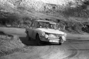 Falko Jansen Volker Low Simca 1967 Rally Car Motor Racing Old Photo 1