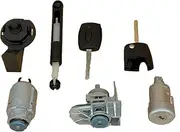 Lock Cylinder for Ford Focus II 2005-2014, Lock Set Cylinder Ignition Door Lock 4M5AA22050BN/1355231