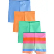 NEXT Kids' Assorted 4-Pack Bike Shorts in Orange at Nordstrom, Size 1.5-2Y